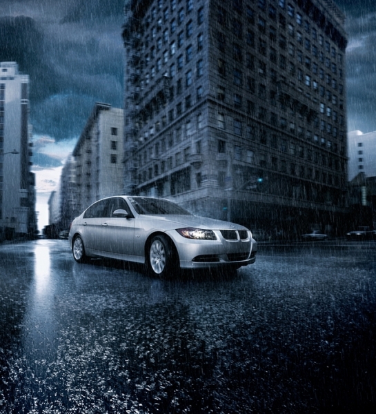 Photograph Simon Stock Bmw In Rain on One Eyeland
